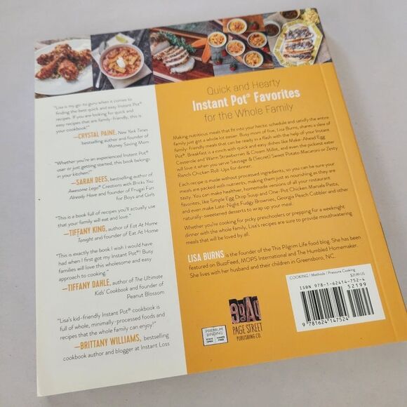 Family Meals from Scratch in Your Instant Pot Cookbook By Lisa Burns 192 Pages - Picture 2 of 7